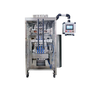 Четырехпоточный станок для фасовки жидких продуктов в фигурные саше-пакеты ZFD 600BY-4